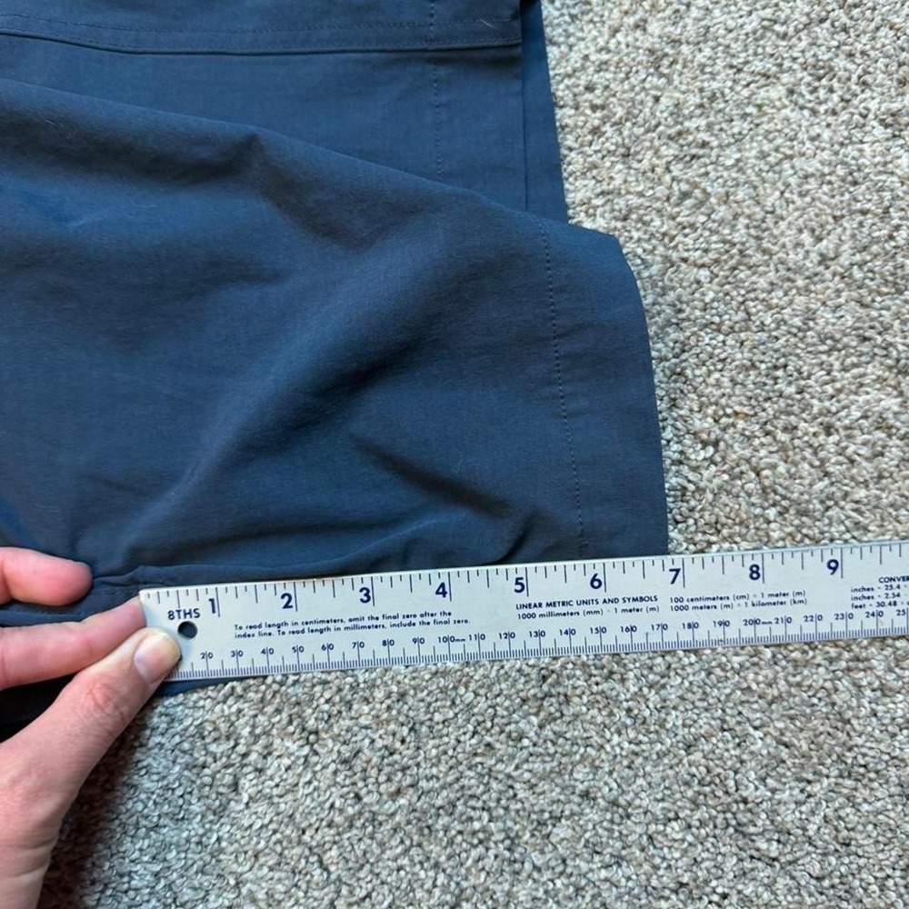 Faherty Allday Shorts Mens 31 Blue Stretch 7 Inch Inseam Drawstring Chino Casual - Picture 6 of 6